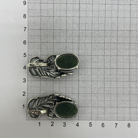 Серебряные серьги Капля росы 